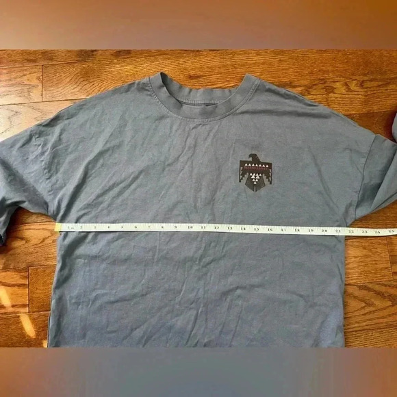 ARIAT THUNDERBIRD RELAXED FIT LONG SLEEVE TEE PURPLE SZ L - Picture 5 of 9